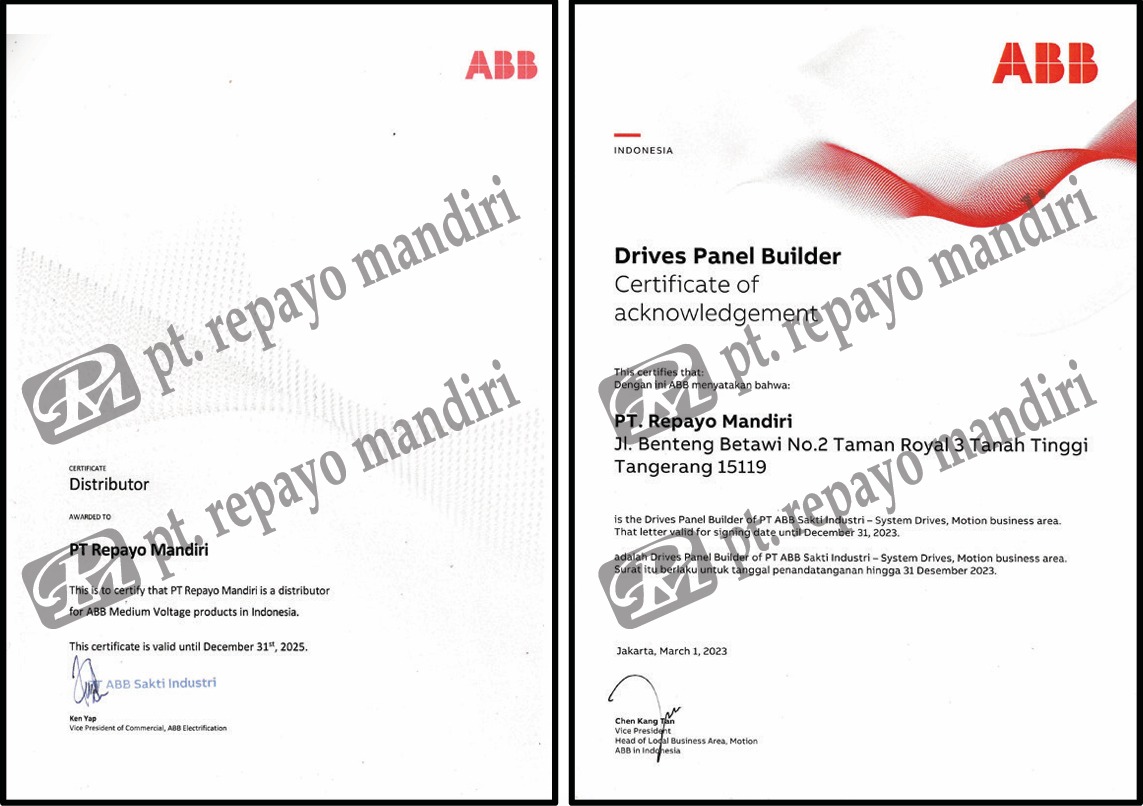 ABB Certificate 1